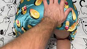 Stepdaughter Prepares for Stepfather's Overnight Visit in Homemade Encounter