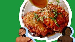 False Hood Featuring Nico Moron in Chinese Food Wrestling Match