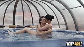 Happy Angie satisfies all sexual needs of her older man in amateur daddy scene