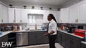 i uh feel so innocent as teeny whore maid seducing mature black bull for rough cumshot sex