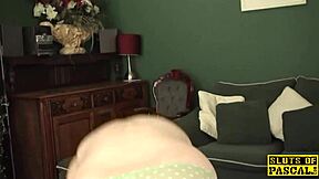 Can a real Brit sub slut handle deepthroat domination in intense BDSM fetish session?