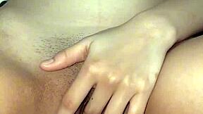 wet pussy close up fingering with asian babysitter solo masturbation