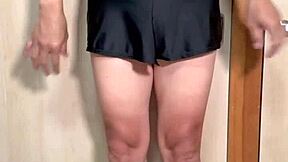 School Swimsuit Soaked In Semen And Urine With Shiny Anal Plug Inserted Suggestively