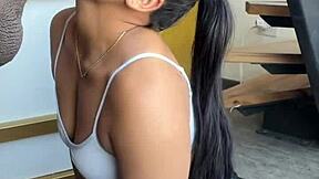 do you think i can handle eating that bbc with my stepbrothers like this amateur couple nysdel