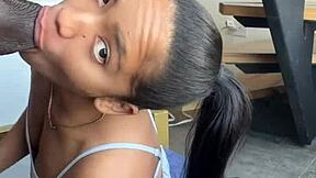 do you think i can handle eating that bbc with my stepbrothers like this amateur couple nysdel