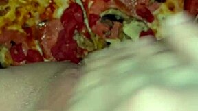 pizza female masturbation with cum on food in kinky fetish arab porn as teen pussy from los angeles wants bbc.