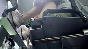 hey, watch this 18yo with big ass and tits squirting extreme in the gym outdoors