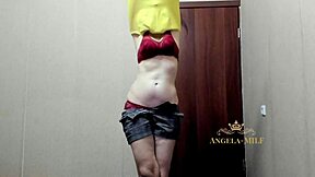 Exclamatory-Provocative milf wants young throbbing cock in her fucking shaved pussy thats dripping angela-milf oh yes give it to me now!