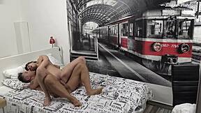 Spanish teen 18+ Bella Rico dives into intense massage leading to cowgirl riding and doggystyle fucking with natural tits bouncing.