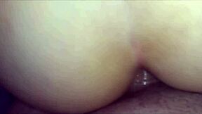 Latina teen virgin ass gets fucked hard and deep with creampie dripping from tight hole pov.