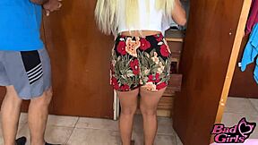 Petite latina teen bride cheats with hardcore interracial creampie fuck on wedding day.