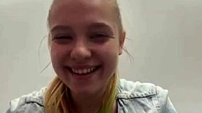 Uh, 18yo BBW with big ass and tits gets creampie. Then squirting pussy while fingering outdoors in public, ya know?