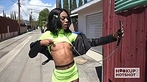 Whoa, gorgeous ebony Chanel Skye takes that rough ass pounding like a pro 😈🍑