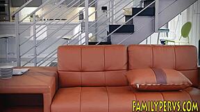 teen rides stepdads dick and gives head and gets fingered