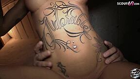 why does anni angel use that old mini schwanz user as her toyboy for hardcore femdom sex?