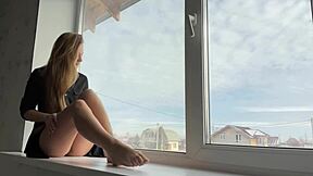 Public SQUIRT Incident Where Teen SEDUCES Neighbor into Outdoor ORGASM and Masturbation Session