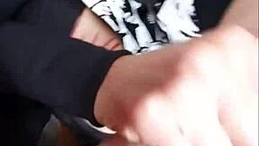 I love when submissive teen 18+ slut eats my ass in deepthroat rimjob pov