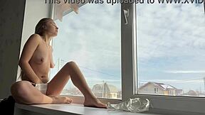 Public SQUIRT Incident Where Teen SEDUCES Neighbor into Outdoor ORGASM and Masturbation Session