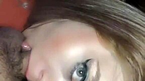 amateur milf grabs the cock like her bottle and drinks the milk. she squirts in european orgasm with deepthroat and toys.