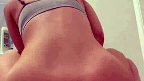 Oh wow, this British exchange student is playing solo with toys and squirting everywhere!