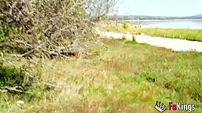 the swamp gets me horny so briseida myers strips for nudism and quickie fucking