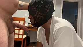 This drunk bitch got facefucked hard by big black cock. she ended up drinking her own puke from the bucket casually