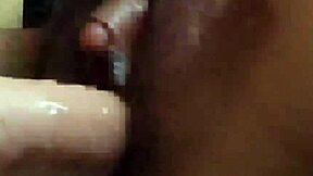 Young Japanese FTM contrasts erotic video watching with intense dildo masturbation in amateur transsexual toy play.