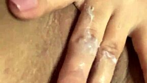 Masked Cheating Wife Teases Tight Pussy for Lover's Eyes?