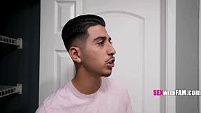 slutty teen sasha tatcha gave her step bro diego perez a blowjob as thanks for folding her clothes