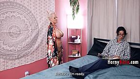 i can't believe my busty step nana is still so horny and wild at her age with that pussy