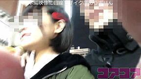 hey, why does this cute girlfriend stick out her tongue when she's really feeling the raw pounding in ikebukuro?