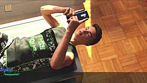 A wife and stepmother enjoy a casual jog together in the neighborhood