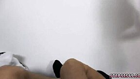 Blonde teen rides cock in HD first time pally family competition!