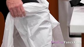 the doctor's casual house call spirals into a wild freeuse threesome with young teen patients getting intense hospital sex