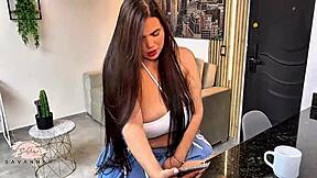 How Tasty a Double Cumshot Feels When This Cheating Housewife Savannah Watson Gets Cum in Mouth and Creampie