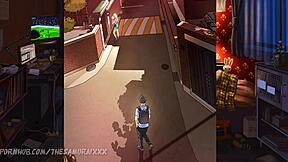 Blonde teen deepthroats and fucks hot friend with creampie inside shaved pussy!