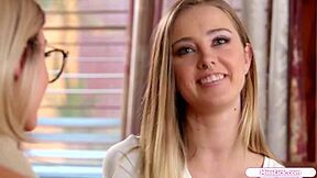 Do you like watching us two teen 18+ babes lick and finger each other's small tits pussy?