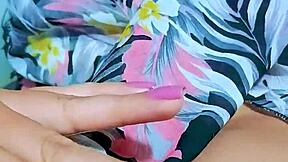 Pretty Girl's Intense Fingering Of Wet Pink Pussy In Office Bathroom