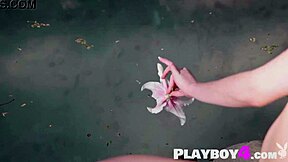 Sexy Blonde Teen 18+ with Big Ass and Small Tits Poses Totally Naked Outdoors Looking Amazing