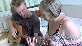 British Mature Shooting Star Gets Pounded by Chris Cobalt in Rough Doggystyle and Missionary