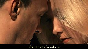 blonde salacious slut bound and lasting toy drilled in bondage domination