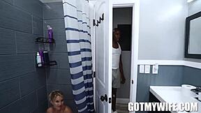 Hey, check this out 😏 husband watches as Laura gets her naughty revenge with big ass blowjob and hardcore tits action