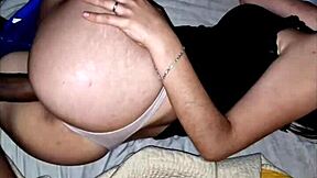 My 18-year-old stepdaughter's tight virgin pussy gets destroyed in a homemade creampie session with doggystyle and cowgirl action.