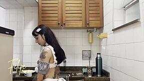 Hey diarista, how did you make that rich capricho faxina in parte 1?