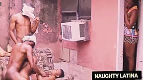 fucking two naughty big dick pornstar on hardcore milf with ebony teen creampie in 3some