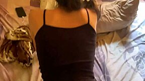 hey, i fucked my girlfriend silently so we don't get caught, this juicy latina with big ass in doggystyle