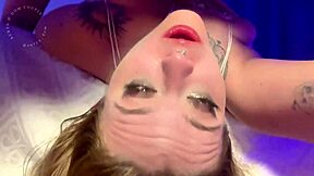 i'm getting extreme hard pov face fucking with deepthroat throatpie... cum in mouth swallow is huge and messy for petite blonde teen!