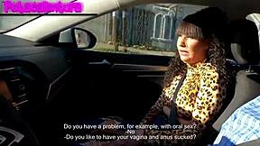 i'm in this casting from the car to the round couch with a passionate creampie as diabla, kissing that mature latina outdoors.