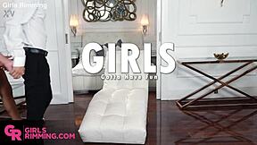 Skinny teens lili charmelle and selva lapiedra dive into hot interracial mff rimjob and doggystyle threesome action