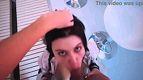 tinder girl bends over to take cock deep in her big ass